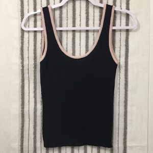 VTG RL Low Back Knit Sleeveless Top